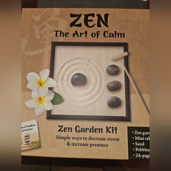Zen The Art Of Calm Zen Garden Kit NIB - Picture 1 of 7